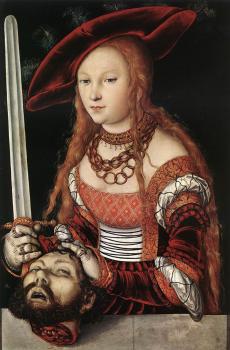 Lucas Il Vecchio Cranach : Judith with the Head of Holofernes